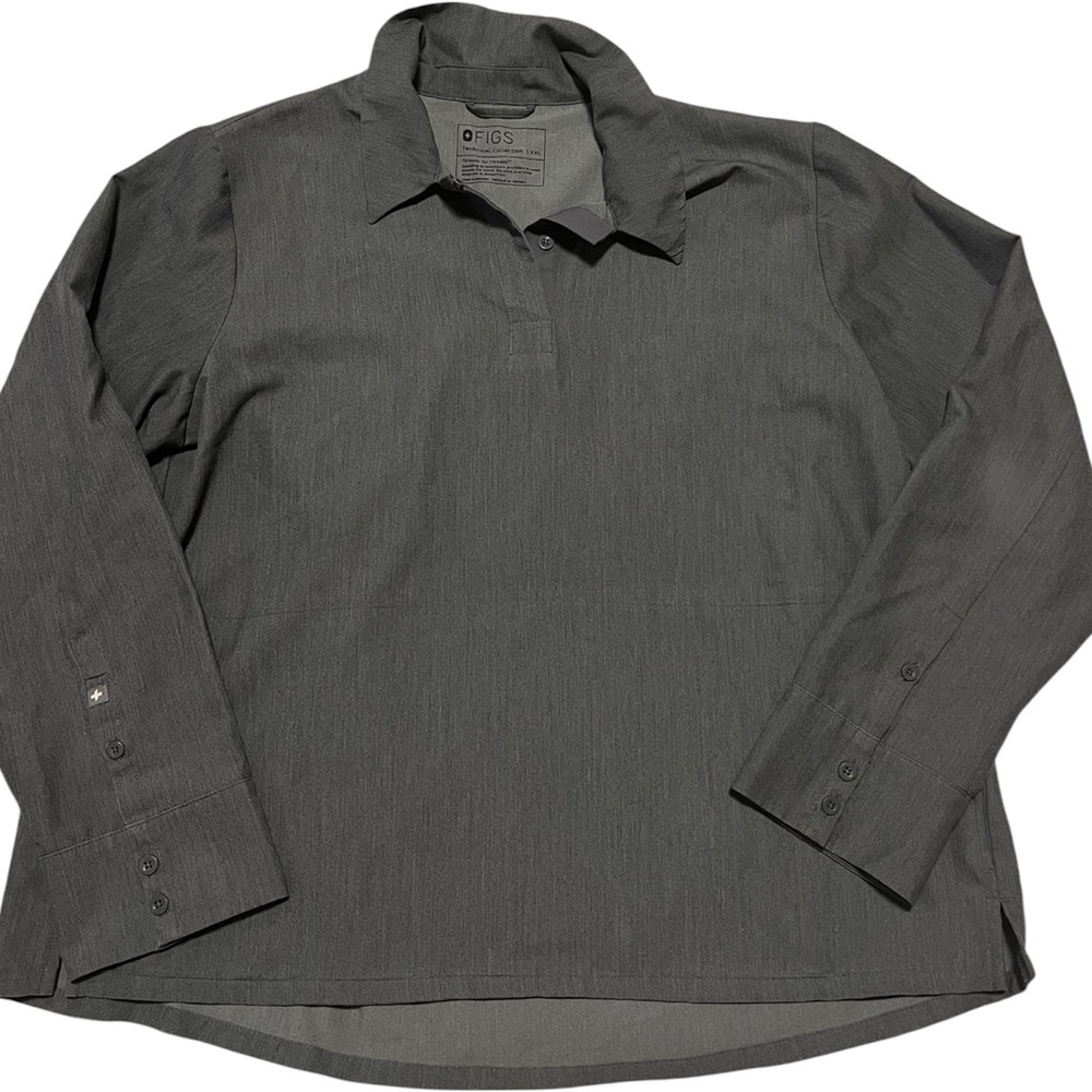 Figs long sleeve scrub top